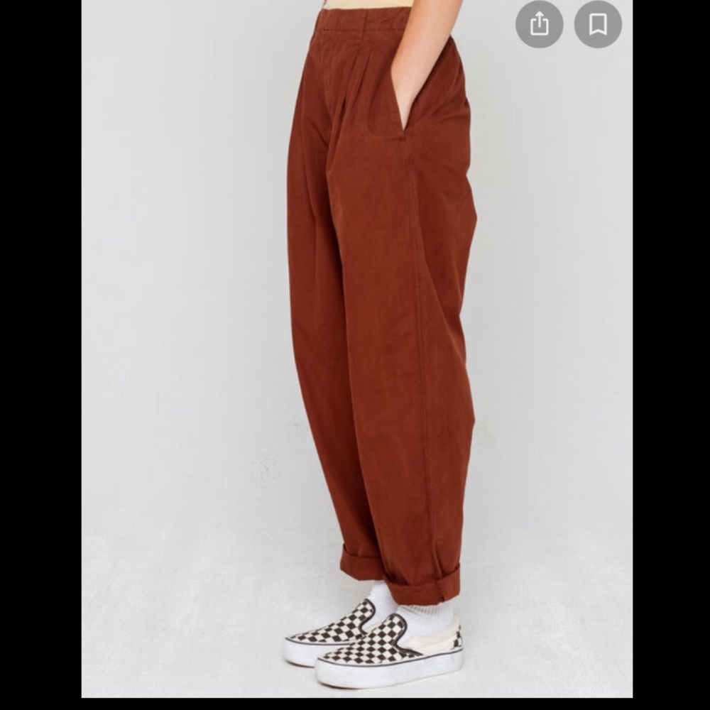 BDG Urban Outfitters Drew Poplin Womens Trousers
